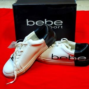 Never worn BEBE tennis shoes 10